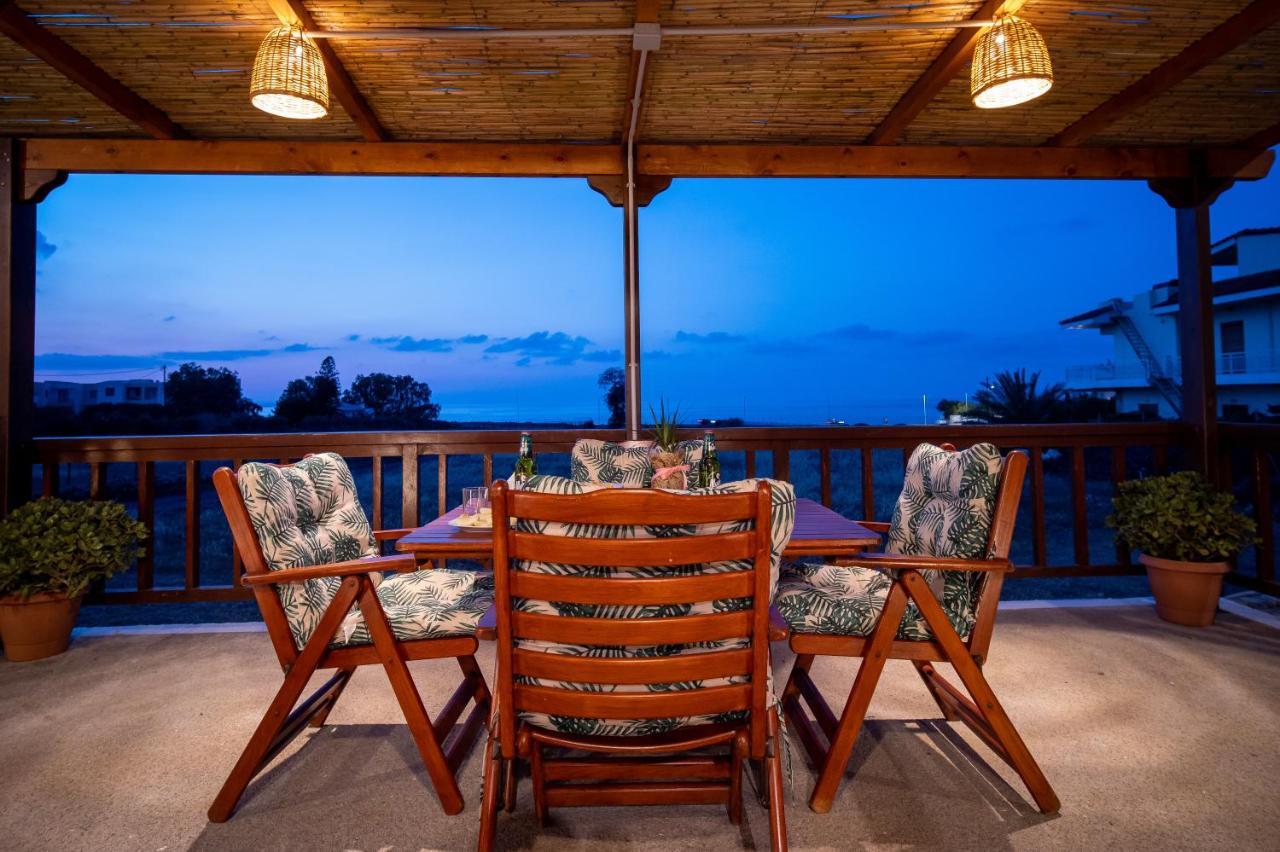 Mayia Sunset Sea Front House Gouves Heraklion Εξωτερικό φωτογραφία